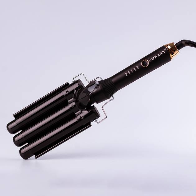 Плойка Sokany SK-669 керамічна 3 хвиліП