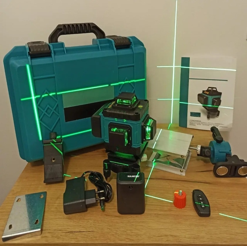 Лазерный 4D уровень 16-линейный зелёный нивелир skr200z Лазерный 4D уровень 16-линейный зелёный нивелир skr200zП