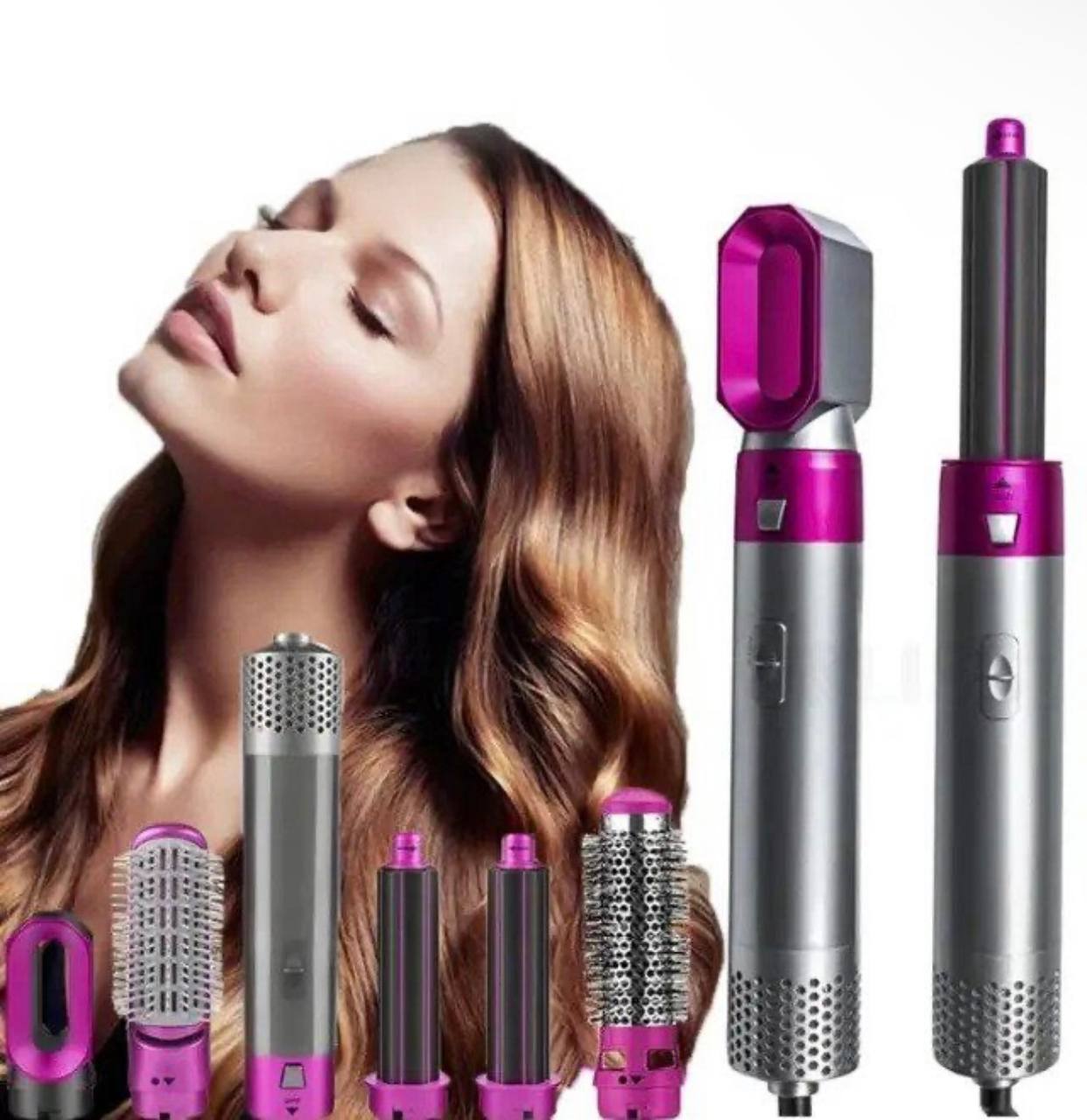 Стайлер 5в1 Hot Air Styler для разных типов волос с функциями придания объема, выпрямления, укладкиП